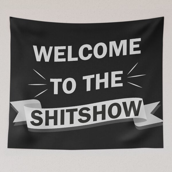 Item preview, Welcome To The Shitshow designed and sold by johnmgr21.