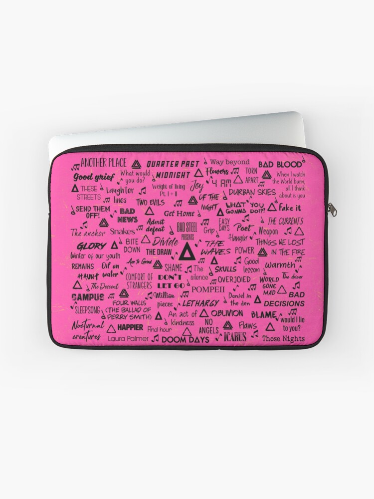 Bastille Discography Art" Laptop Sleeve For Sale By Annacata.