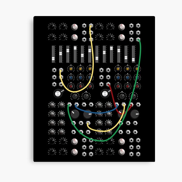 Modular Synthesizer Canvas Print