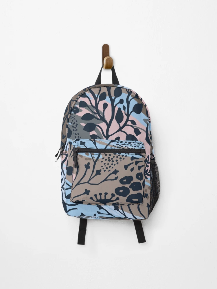 Thumbnail 1 of 3, Backpack, Abstract Flower Pattern designed and sold by masterbones.