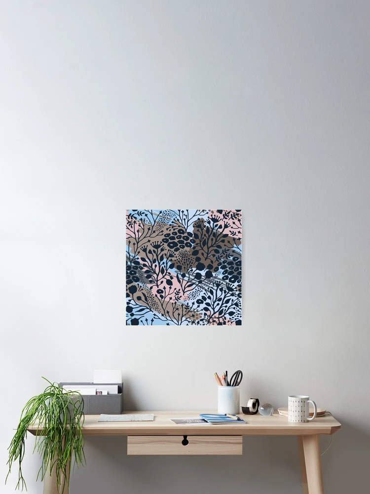 Thumbnail 2 of 3, Poster, Abstract Flower Pattern designed and sold by masterbones.