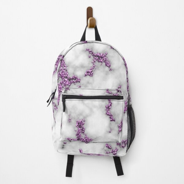 Item preview, Marble and Purple Glitter High Quality Texture Pattern designed and sold by MOKA META.