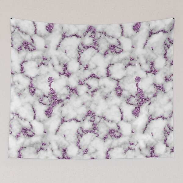 Item preview, Marble and Purple Glitter High Quality Texture Pattern designed and sold by MOKA META.