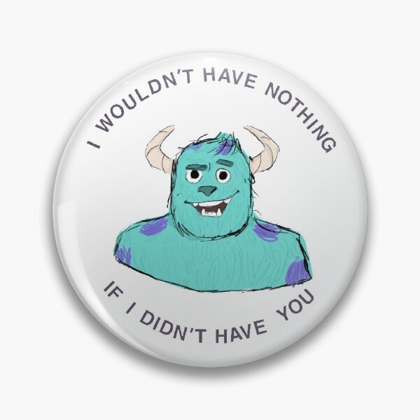 Item preview, Mike and sully sticker set (sully pin) designed and sold by Cece  Sheldon.