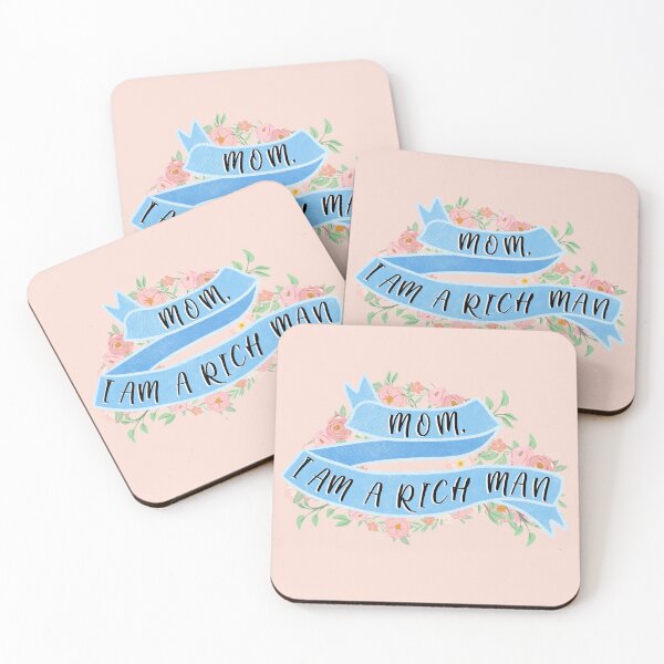 Item preview, Mom, I Am A Rich Man - Pink designed and sold by ohclementine.