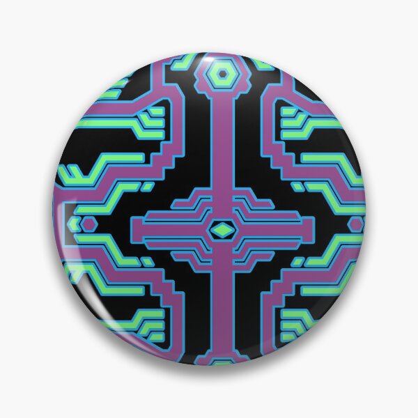 Item preview, Neon Shipibo - Geometric Pattern designed and sold by Dan Slutz.