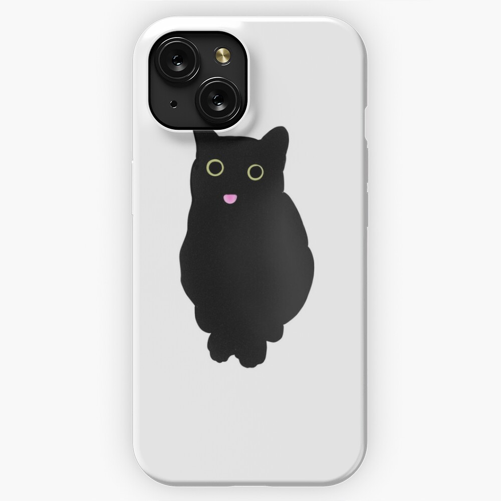 Derpy Black Cat Sticker for Sale by sarybeary