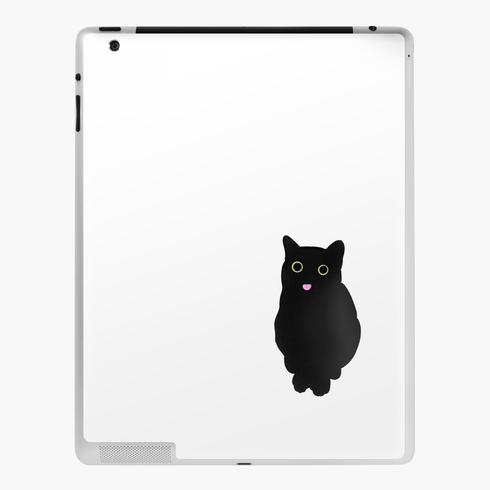 Derpy Black Cat Sticker for Sale by sarybeary