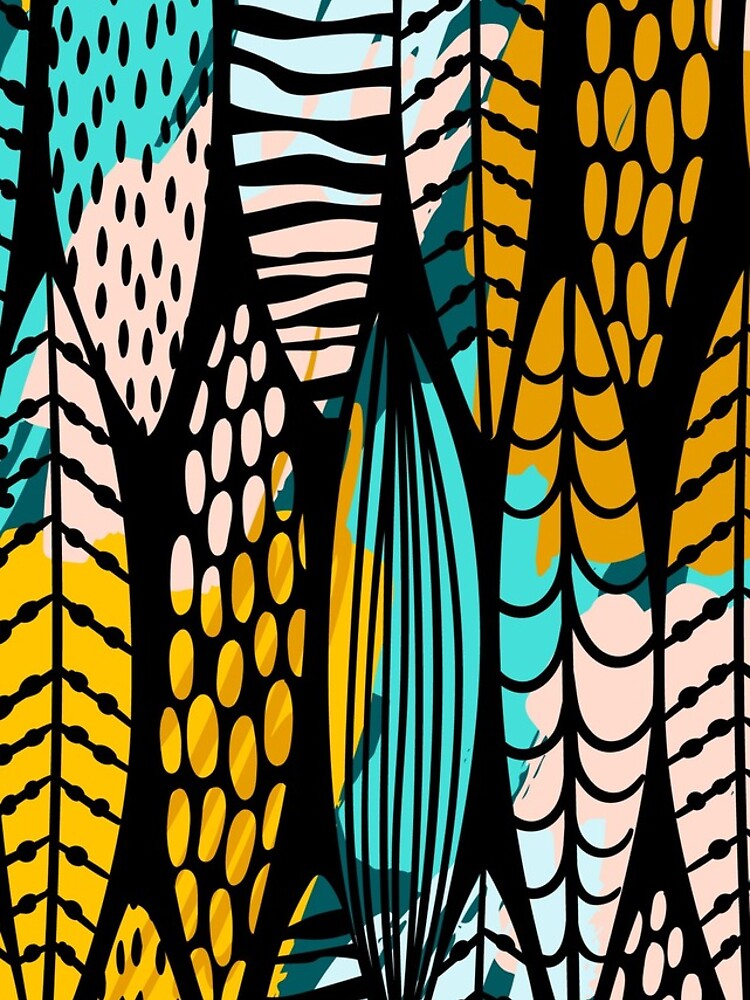 Thumbnail 4 of 4, iPhone Case,  Abstract Leaves Pattern designed and sold by masterbones.