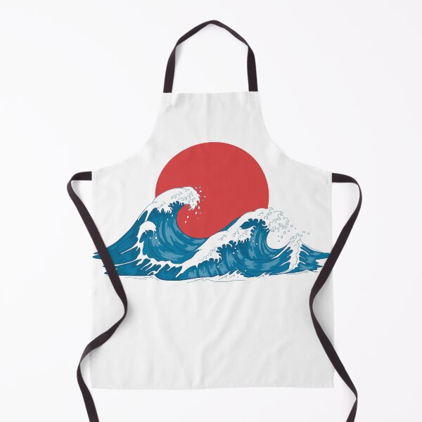 Item preview, Ocean, Waves, Red Sun, Red Moon designed and sold by katiedcar.