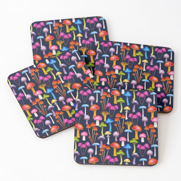 Item preview, Colorful Mushrooms in Bright, Happy Hues designed and sold by somecallmebeth.