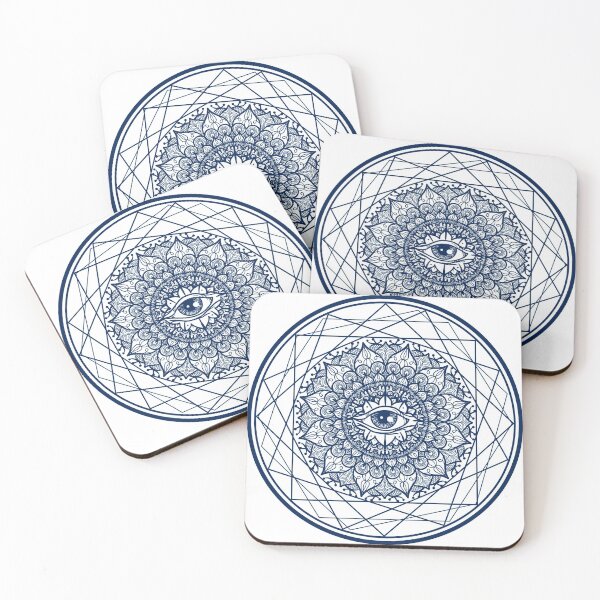 Item preview, Lines Circles with All Seeing Eye 54 designed and sold by serbyk.