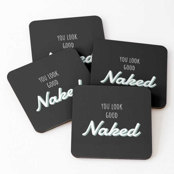 Item preview, You Look Good Naked Bathroom Art designed and sold by llaux.