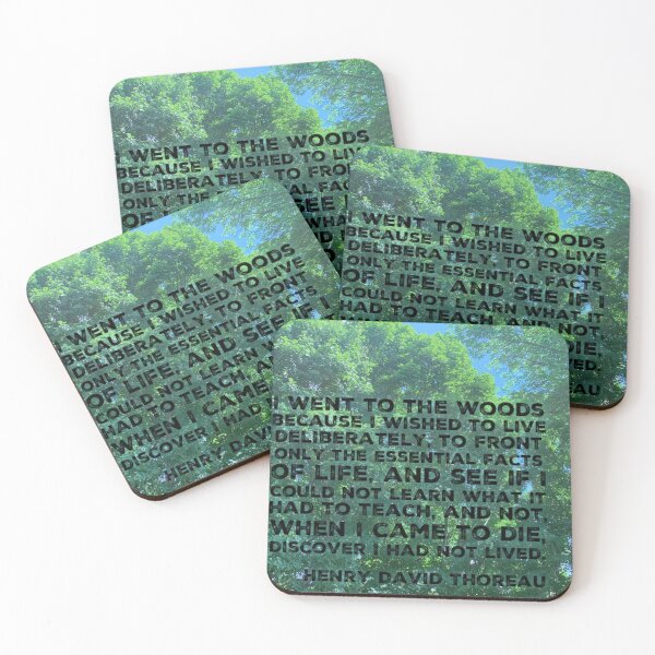 Item preview, I went to the woods- Henry David Thoreau designed and sold by homesteadswag.