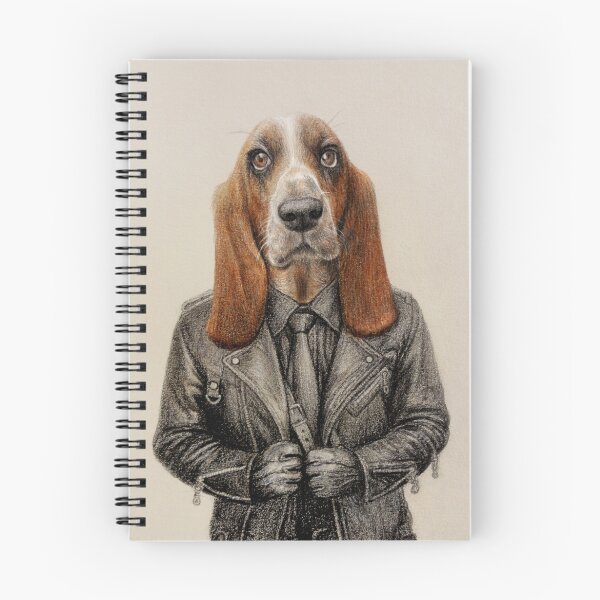 Artikelvorschau, Basset Hound in Leder entworfen und verkauft von Windness Zao.