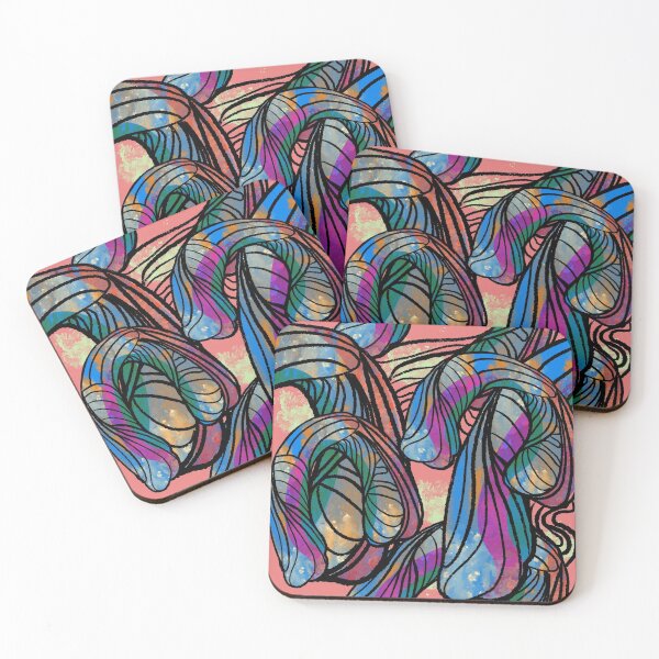 Item preview, Funky Rainbows Pattern designed and sold by ienjoycatsss.