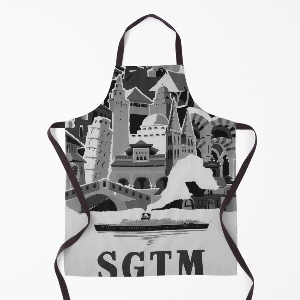 Item preview, Sgtm Marseille Noire retro poster designed and sold by CorasPosters.