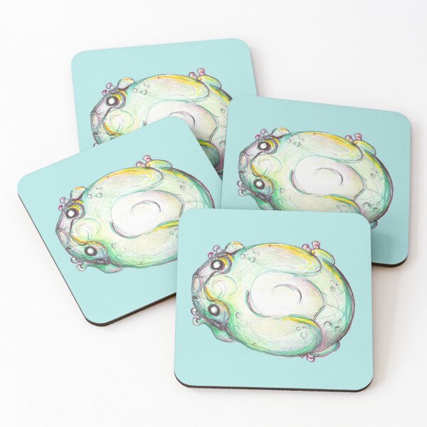 Item preview, Round Frog (blue) designed and sold by lockkc.