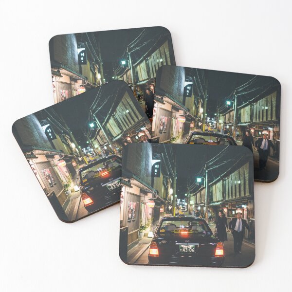 Item preview, Kyoto Taxi at Night  designed and sold by JonesyDave.