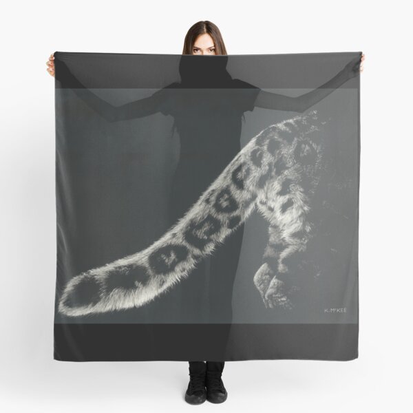 Snow Leopard Tail Scarf