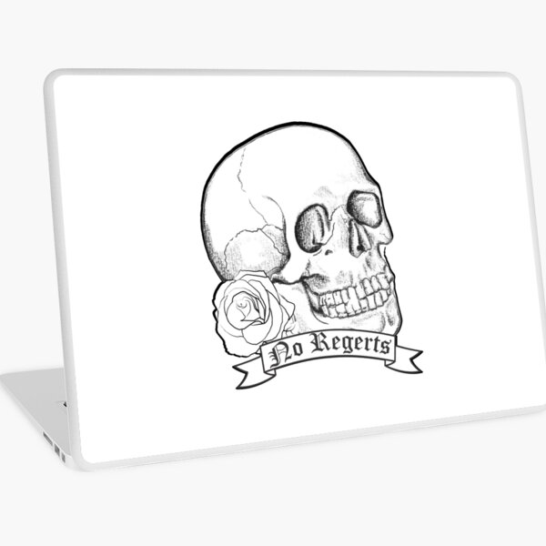No Regerts! Laptop Skin
