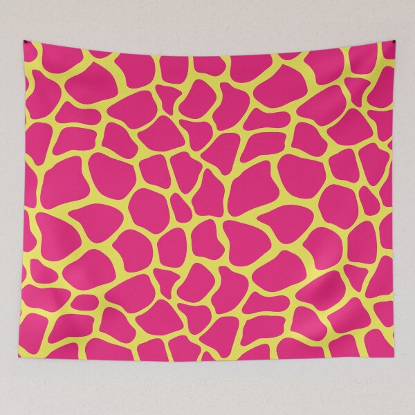 Item preview, Pink Giraffe African Animals Pattern designed and sold by masterbones.