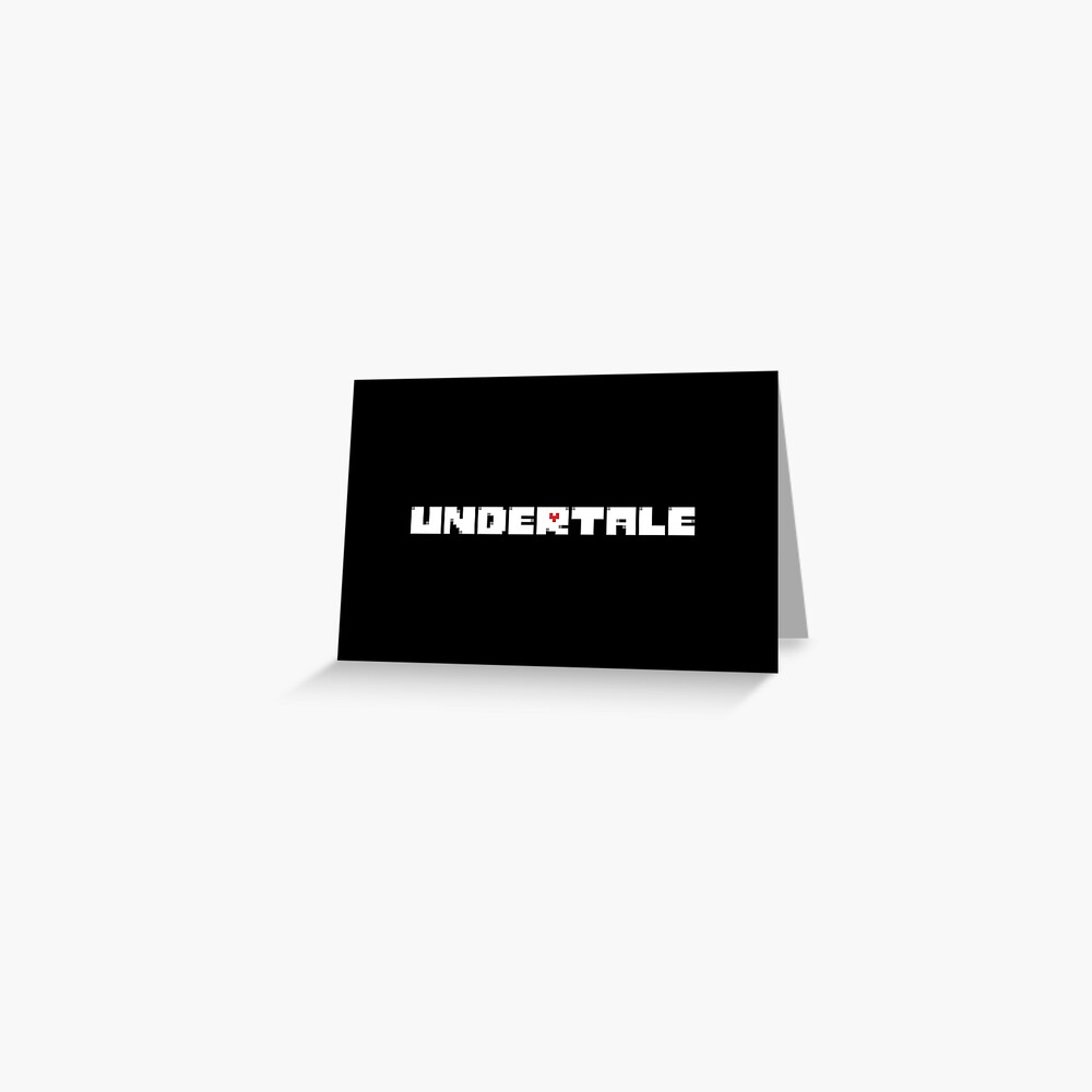 Undertale Logo Art Print By Vysoft Redbubble