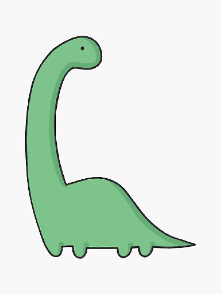 Thumbnail 3 of 3, Sticker, Dinosaur designed and sold by racer0220.