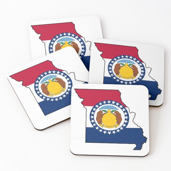 Item preview, Missouri State with flag designed and sold by okunicka.