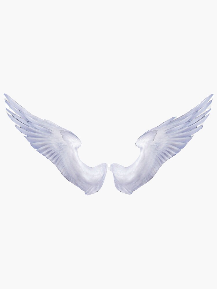Thumbnail 3 of 3, Sticker, Angel wings  designed and sold by racer0220.