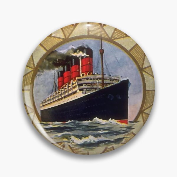 Item preview, Cunard Line retro poster designed and sold by CorasPosters.