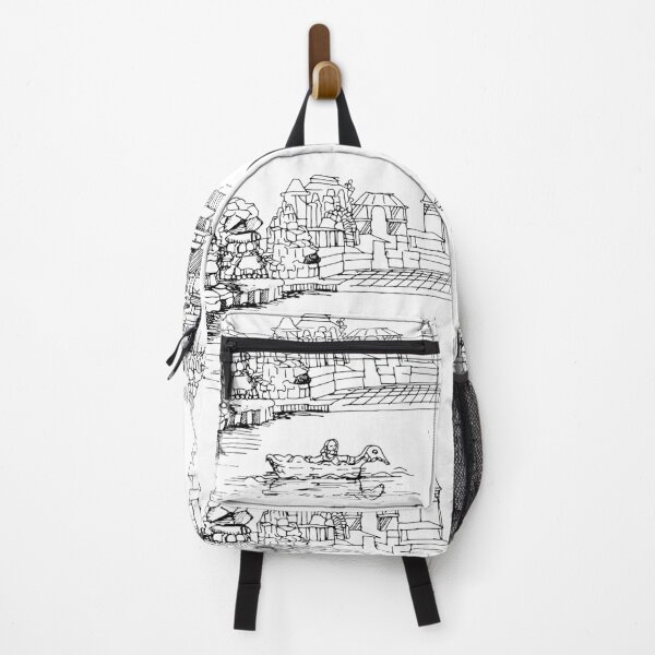 Item preview, Venice Canals and Skyline, TeresaTown at Redbubble,  August 1, 2020 designed and sold by Mark Stansberry.