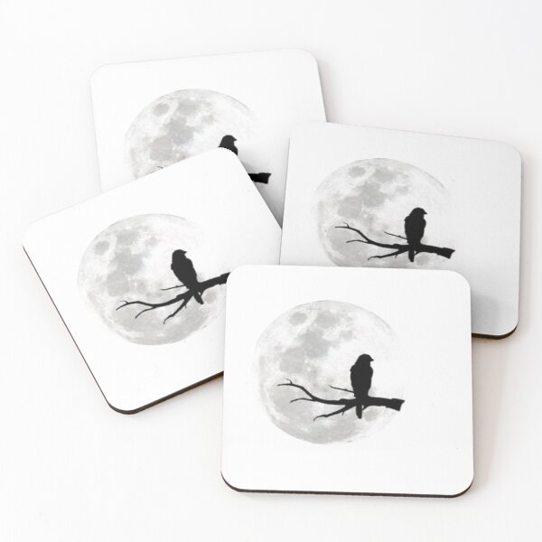 Item preview, Moon and Bird Silhouette designed and sold by jettzelfelix.