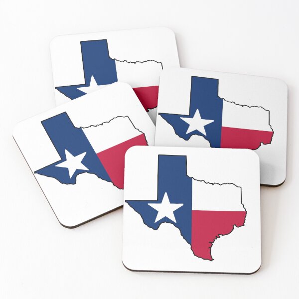 Item preview, texas state with flag designed and sold by okunicka.