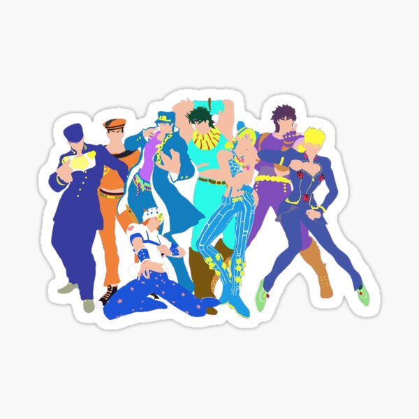 Anime Poses Stickers Redbubble
