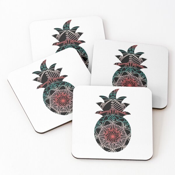 Item preview, Mandala Pineapple CB20 designed and sold by PurpleCanvas.