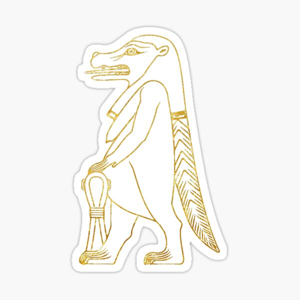 Item preview, Egyptian goddess Taweret (in gold) designed and sold by DotorEaon.