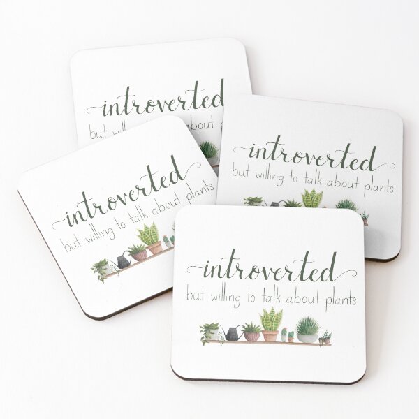 Item preview, Introverted But Willing to Talk About Plants designed and sold by KristinaTrott.