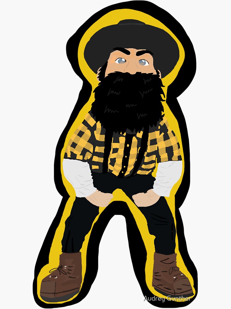 Mountaineer, App State Sticker for Sale by Audrey Gunther