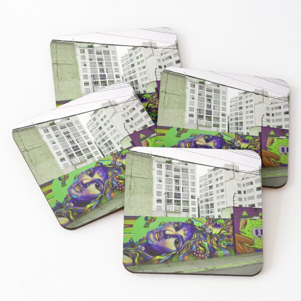 Item preview, Urban Mural in Lima, Peru (Green Hue) designed and sold by Jwmoore303.