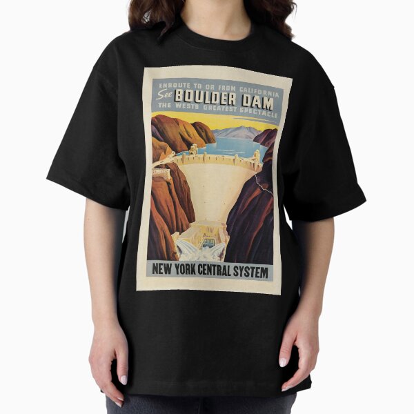 Item preview, Boulder Dam retro poster designed and sold by CorasPosters.