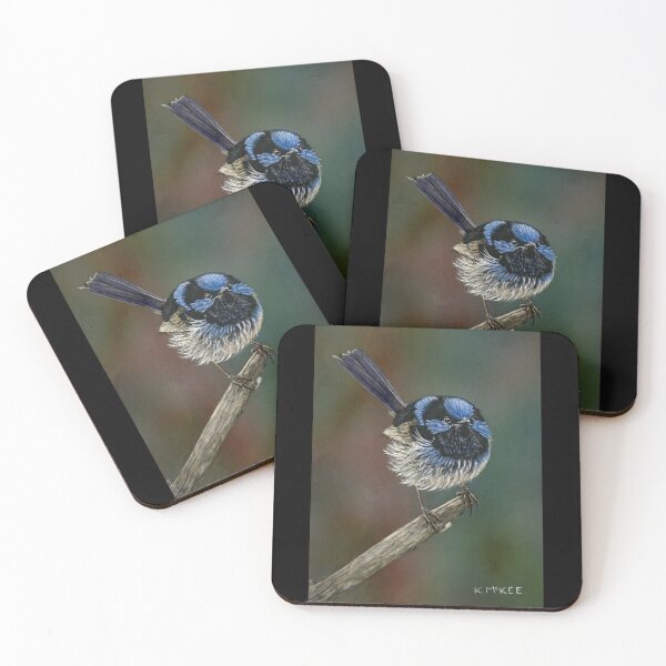 Pretty In Blue Coasters (Set of 4)