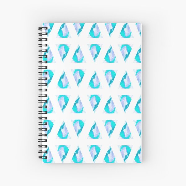 Clouds -Triangle Spiral Notebook