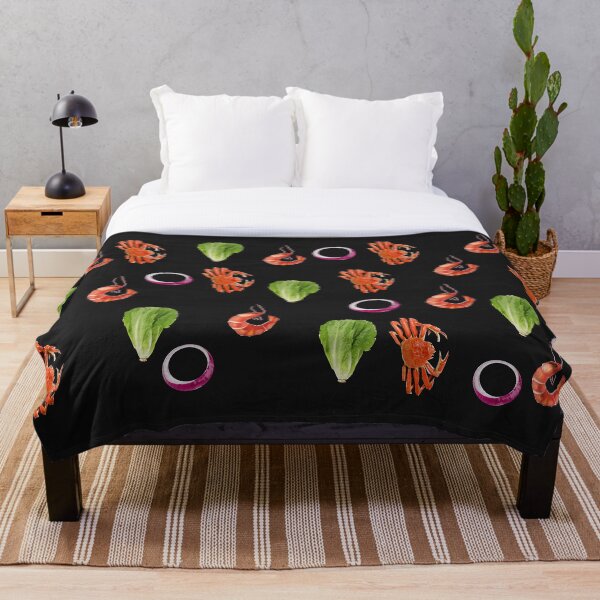 Item preview, crab and shrimp salad (black) designed and sold by MsTyson.