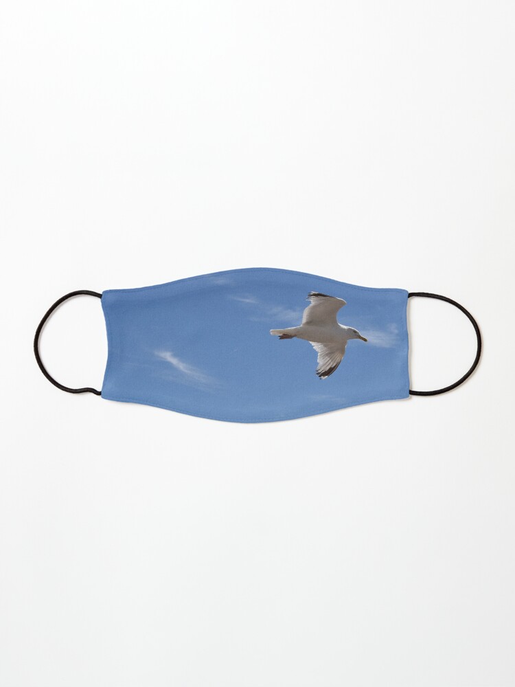 Thumbnail 1 of 5, Mask, Seagull over Brighton Beach designed and sold by TLBcanvasART.