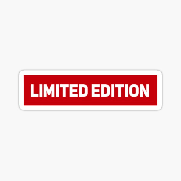 Limited edition  Sticker for Sale by Ivetastic