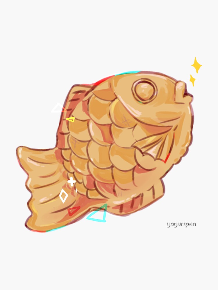 Thumbnail 3 of 3, Sticker, Taiyaki Fish designed and sold by yogurtpan.