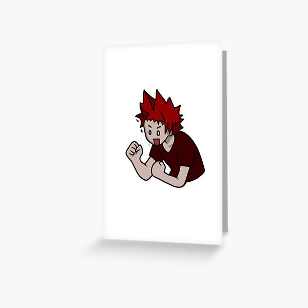 Low quality Kirishima Greeting Card