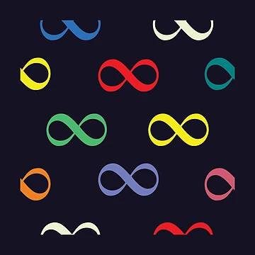 Artwork thumbnail, Colorful Infinity Eternal Pattern by LightInTheDark