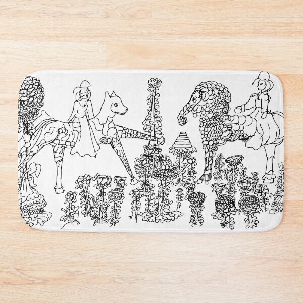 Item preview, Horseback Riding in Austin,  TeresaTown at Redbubble,  July 2020 designed and sold by Mark Stansberry.